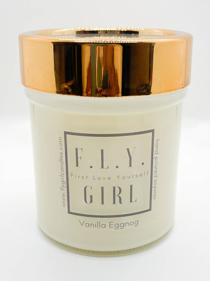 Candle - Vanilla Eggnog Scent for wholesale by FLY Girl Candles