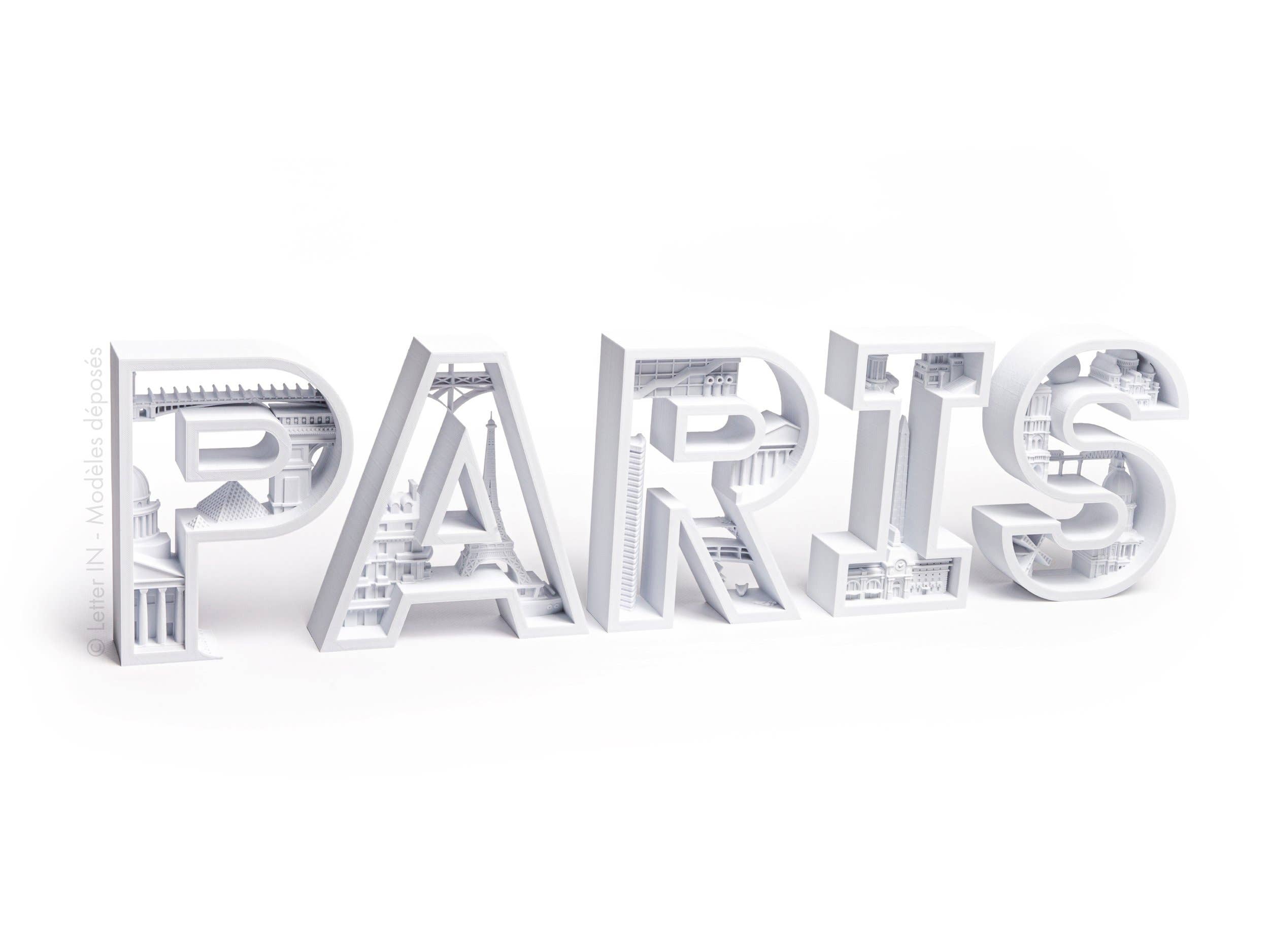 Letter IN - Wholesale Decorative Tabletop Object - Paris pre-order0