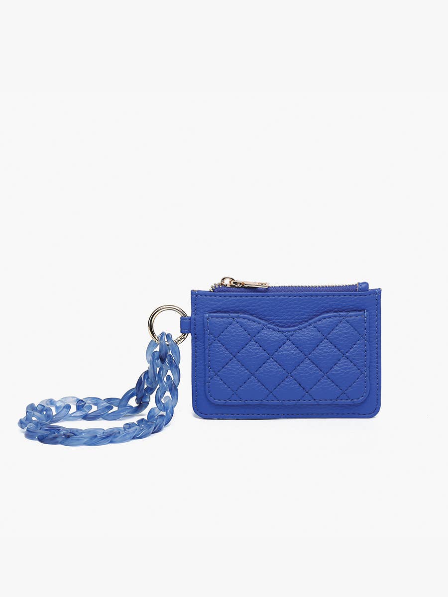 Jen & Co. - Wholesale Wallet - Women's - WL2368 Rhodes Quilted Wallet w/ Chain Bangle1