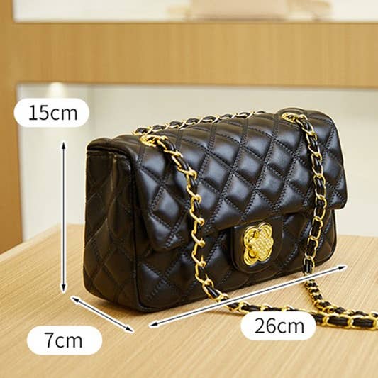 ACCITY - Wholesale Shoulder Bag - Women's - DANDY QUILTING CHIAN STRAPS SHOULDER BAG PURSE_CWAB00059