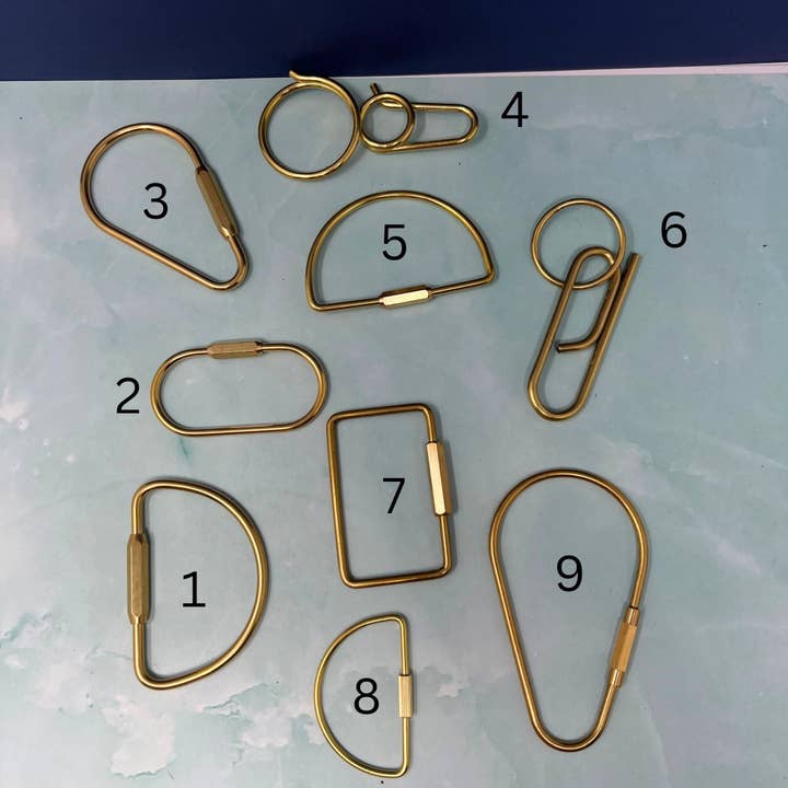 Rainbow Unicorn Birthday Surprise - Wholesale Keychain – Unisex - Carabiners - Brass - Assorted Shapes13