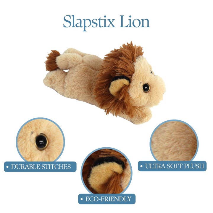 The Petting Zoo - Wholesale Stuffed/Plush Toy - Kids & Baby - 10" (23cm) Slapstix Lion Slap Bracelet