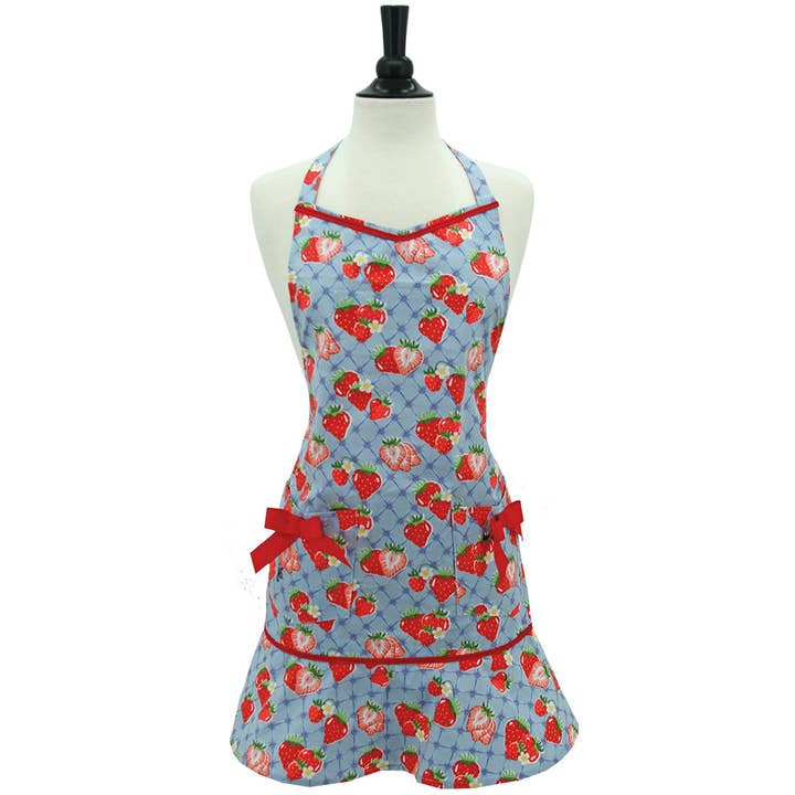 Söt Jordgubb Lucille Förkläde för wholesale av Jessie Steele