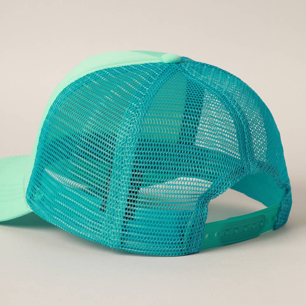 Fashion City – Engroshandel Trucker hat - Dame – Glitter SALTY trykt skum Trucker Hat17