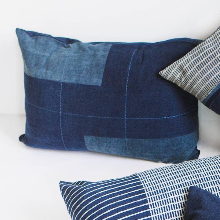 Funda de cojín rectangular, con piezas lisas para venta al por mayor de Handwork Studio