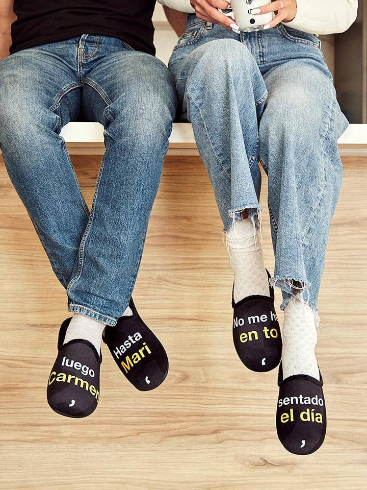 Slippers “From such a stick, like a splinter”. for wholesale by Marpen Slippers