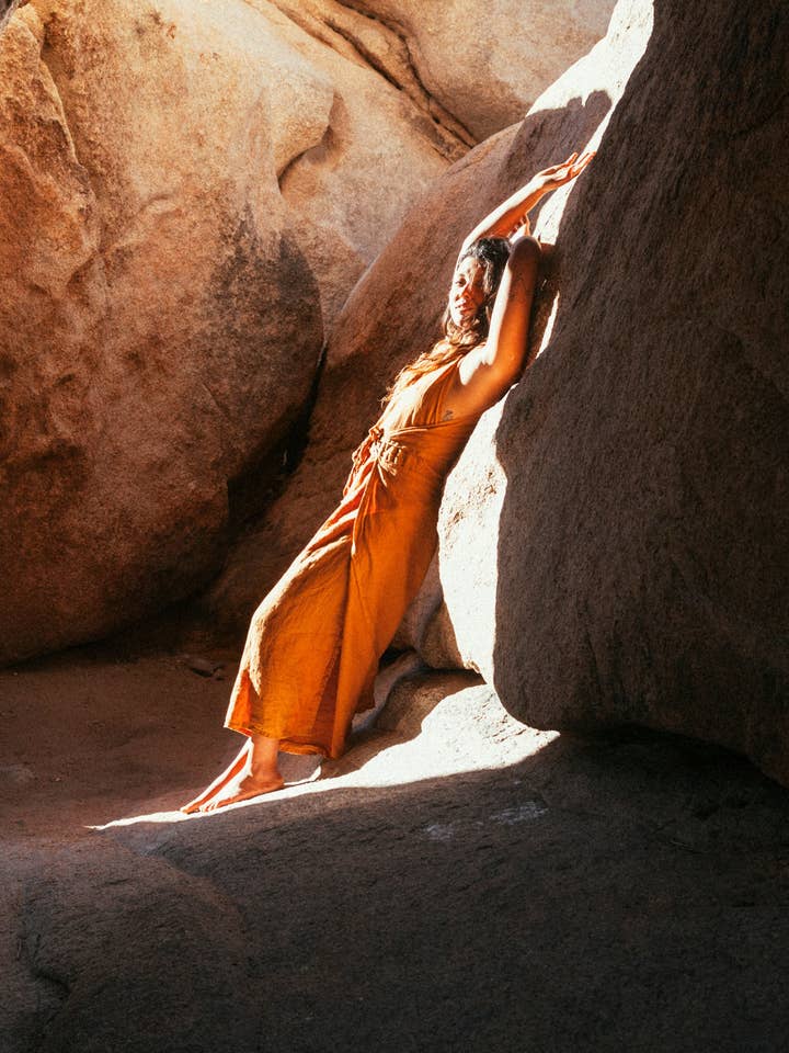 by kvp - Wholesale Romper - Women's - Paige Wrap Romper in Golden5