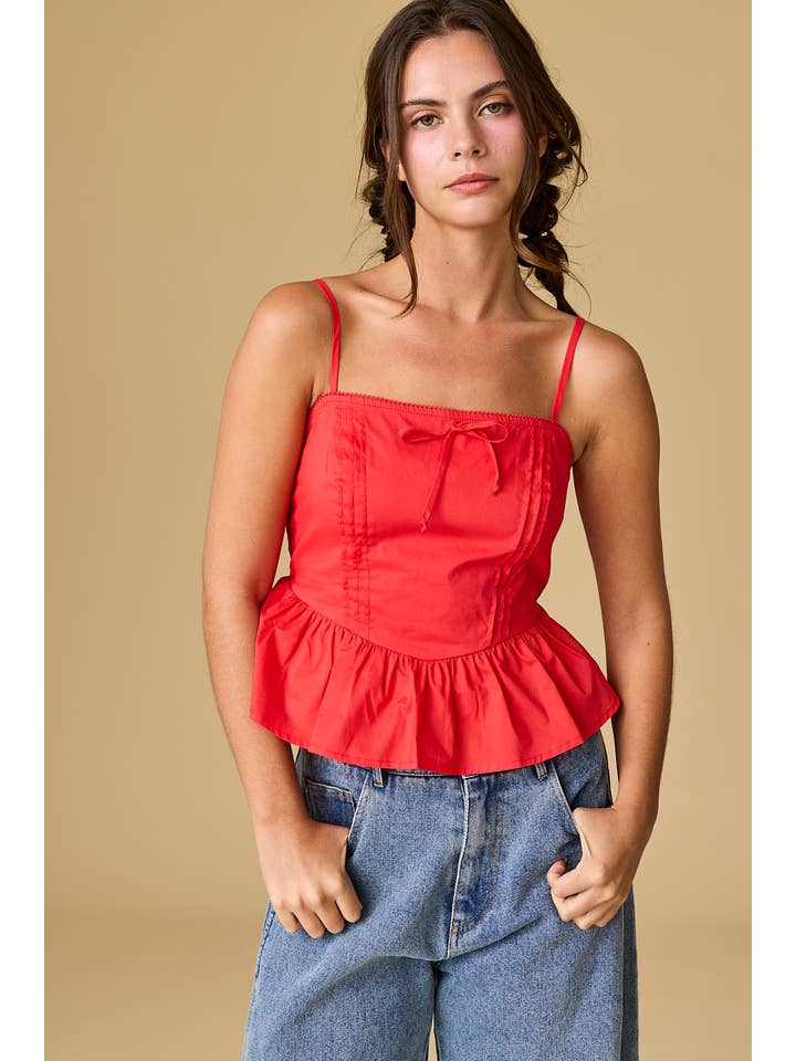 Papermoon - Wholesale Blouse - Women's - PT50385 - Everly Pleated Woven S/L Top