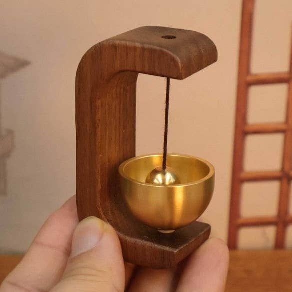 FurDecoration - Wholesale Ornament - Magnetische Messing Deurbel Ornament1