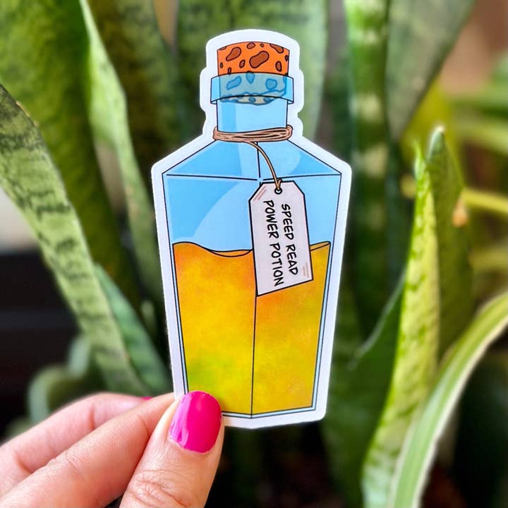Speed Read Power Potion - Bookish Sticker for wholesale by Fritz + Key