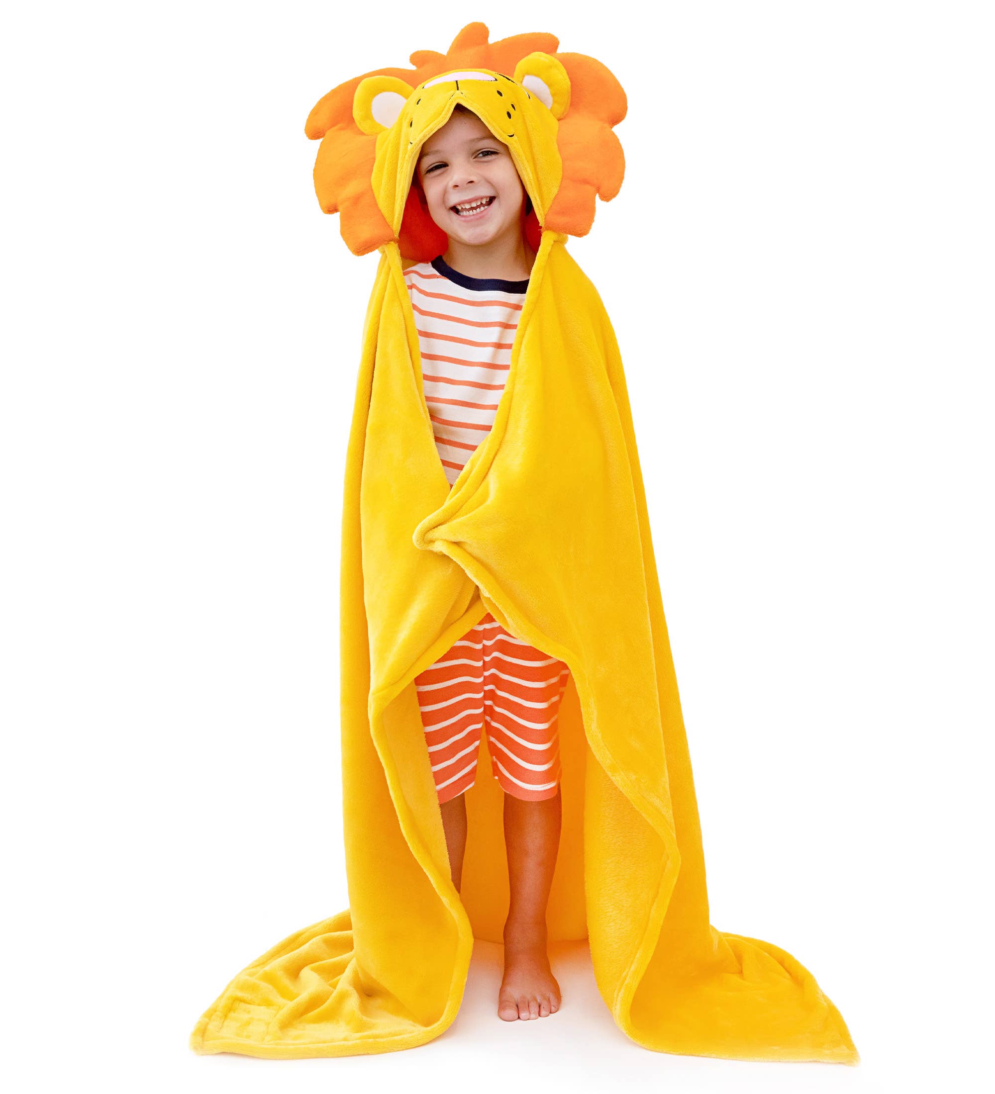 Canoogles - Wholesale Deken - Kinderen en baby - Lion Kinderdeken met capuchon