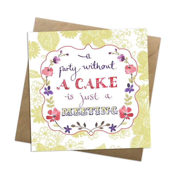 Party Cake Card for wholesale by Ashley Thomas
