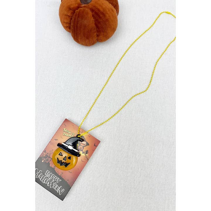 MIX COLOR Halloween Party Favors Halloween Light Up Necklace for wholesale on Faire