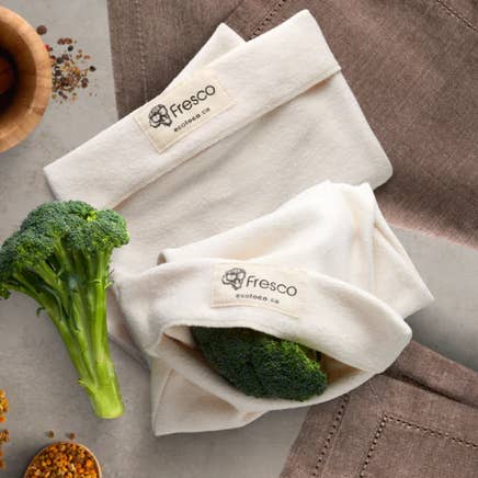 Reusable vegetable preservation bag - FRESCO- Organic cotton for wholesale by Eco Loco