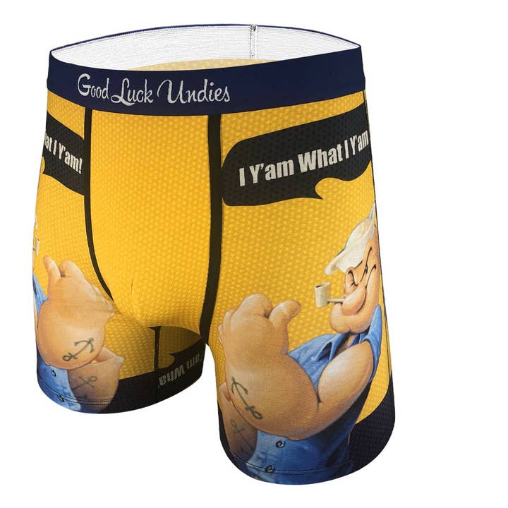 Good Luck Sock – Engroshandel Undertøj - Herre – Mænds Popeye, jeg Y'am Hvad jeg er! Undertøj
