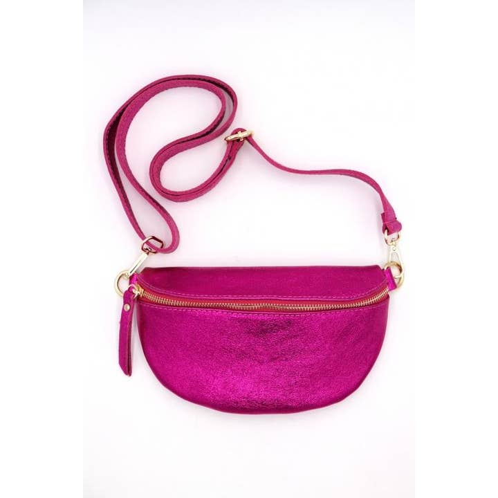 Cassette Barcelona - Vendita all'ingrosso Marsupio - Donna - Cassetta - Fanny Pack Metallic Pink
