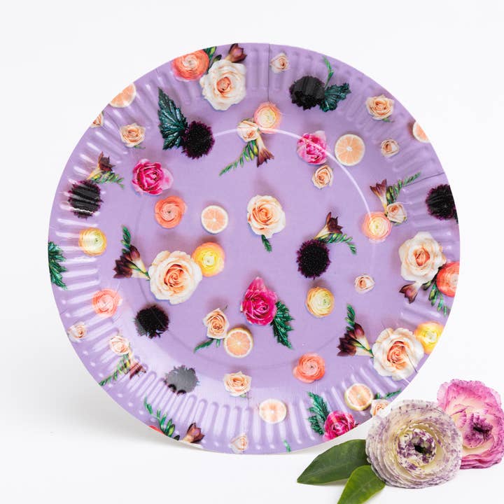 Soiree Pappteller für den Großhandel von Frances H. Designs