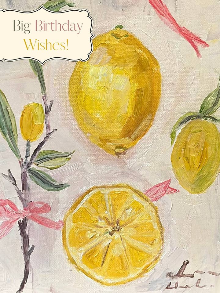 Citron födelsedag önskar gratulationskort för wholesale av Carpe Diem Papers