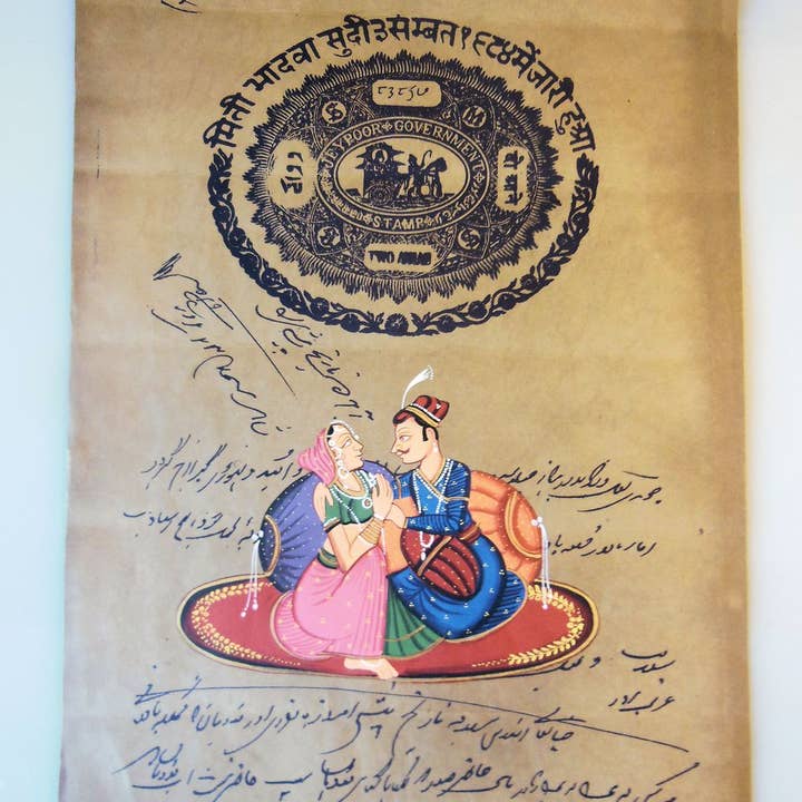Antique Paper Art from Cochi, India for wholesale by Jane A Gordon: Jewelry Art Gifts Inspiration