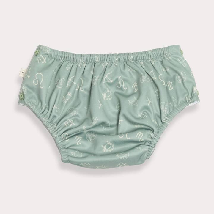 EcoNaps - Wholesale Swim nappy – Baby - Zodiac Swim Nappy - Sage3