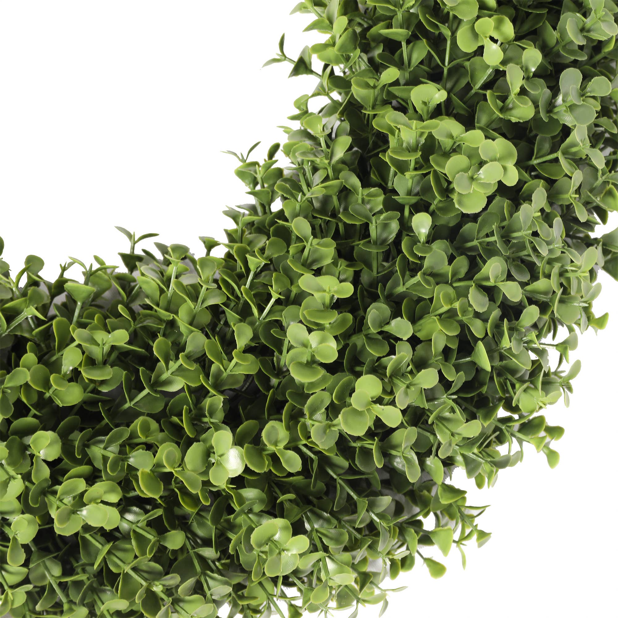 Mills Floral Company - Wholesale Wreath - UV Boxwood Round Wreath 17.5 Inch1