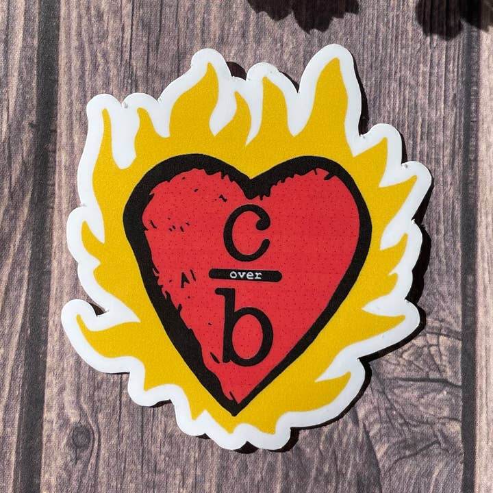 Clothes Over Bros Heart: One Tree Hill-Themed Sticker/Magnet for wholesale by JG Sticker Shop
