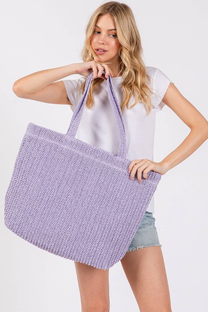 Anarchy Street – Engroshandel Tote bag - Dame – Stor hæklet strånettaske8