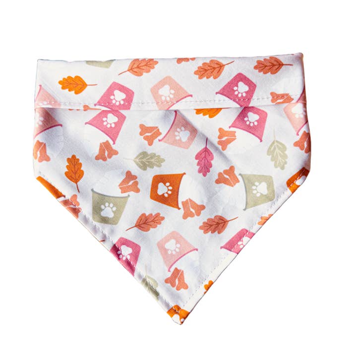 Fall Pup Cup Bandana for wholesale by Jersey Border Collars