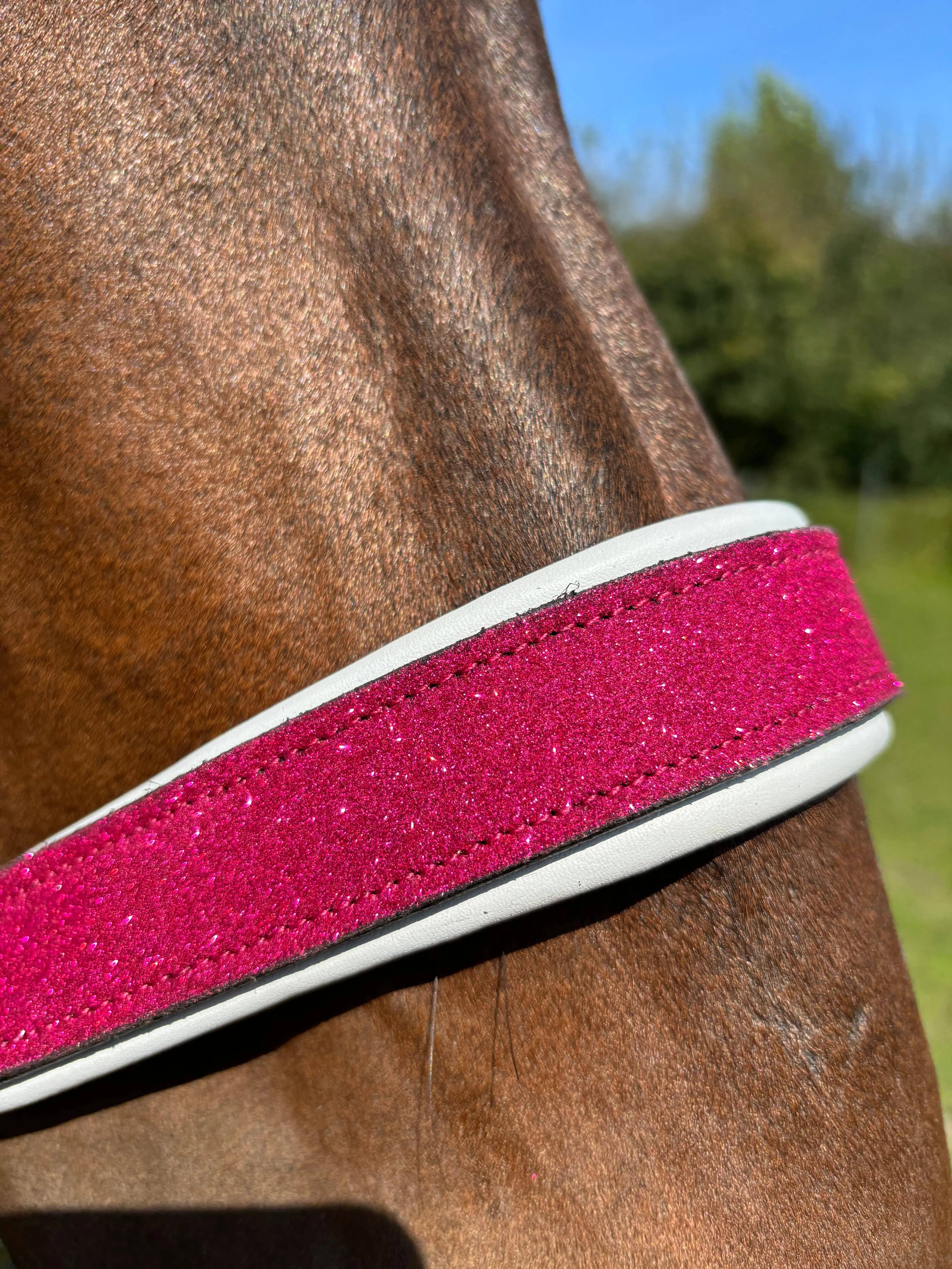 CR Harmonyequestrian - Wholesale Horseback Riding Gear - Glitter Halter braided WB3