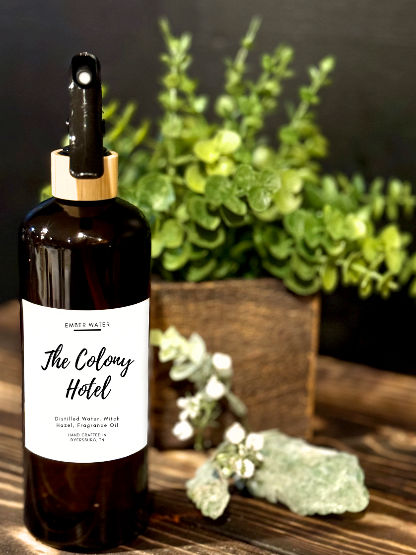 Ember Water - Wholesale Room & Linen Spray - The Colony Hotel Linen + Room Spray2