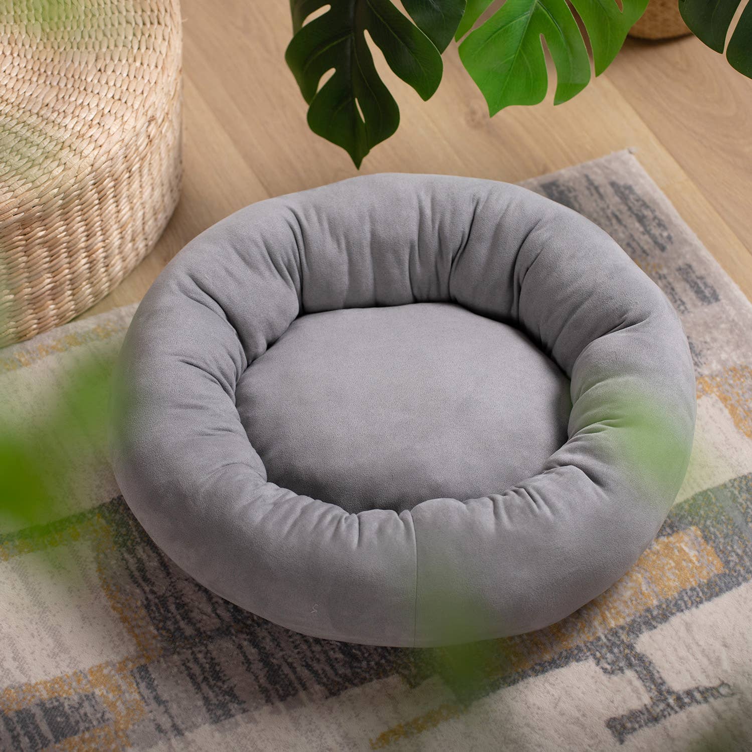 Kasentex - Wholesale Pet Bed - Dog - Dog Bed Round Soft Cushion Donut Shape0