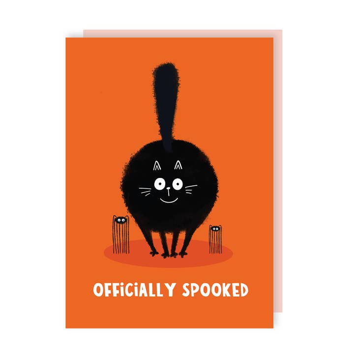 Officially Spooked Halloween Card for wholesale by Lucy Maggie Designs