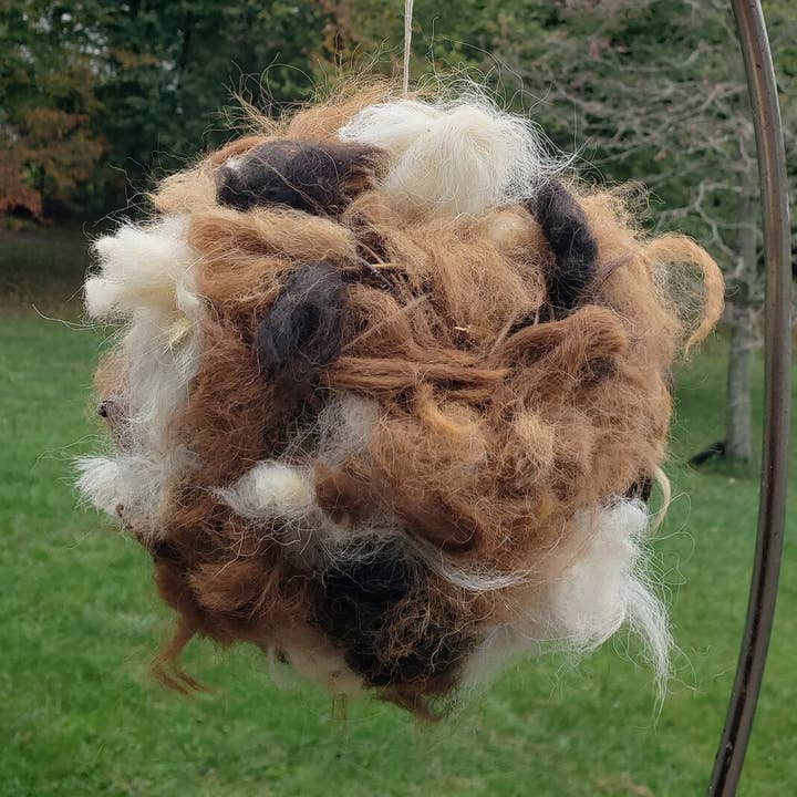 Alpaca Bird Nesting Ball You-Fill Cage for engroshandel hos Choice Alpaca Products