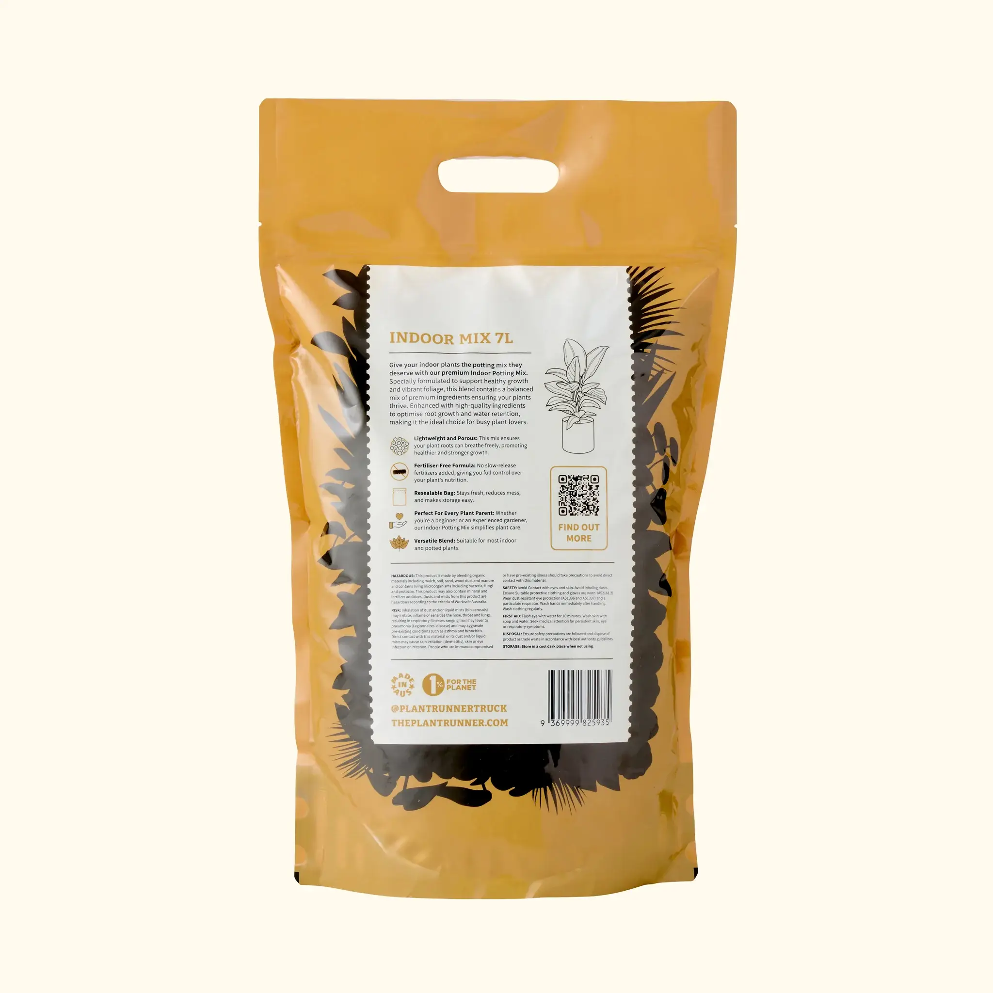 The Plant Runner - Wholesale Planting/Potting Soil - Indoor Potting Mix 7L Bag2