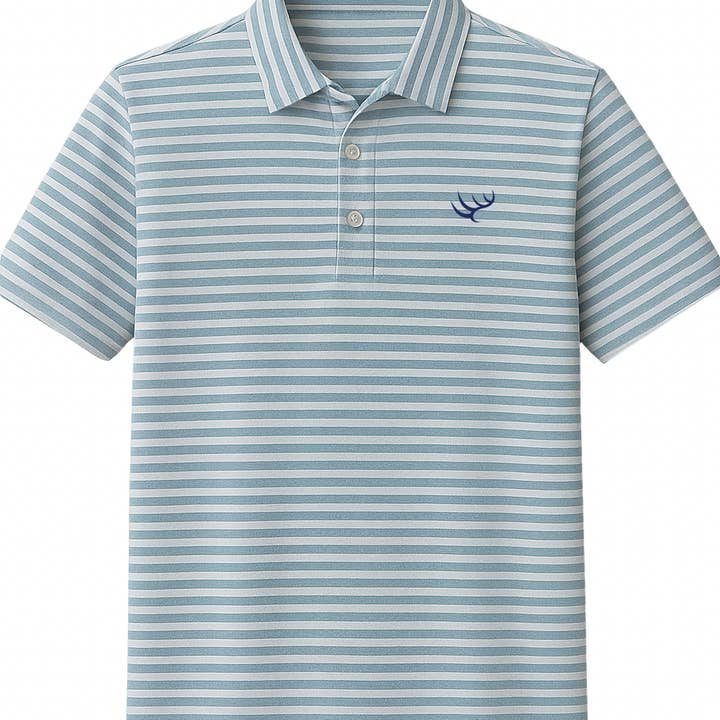 Polo de performance HtH - Bleu Carolina pour la vente par Hunt to Harvest