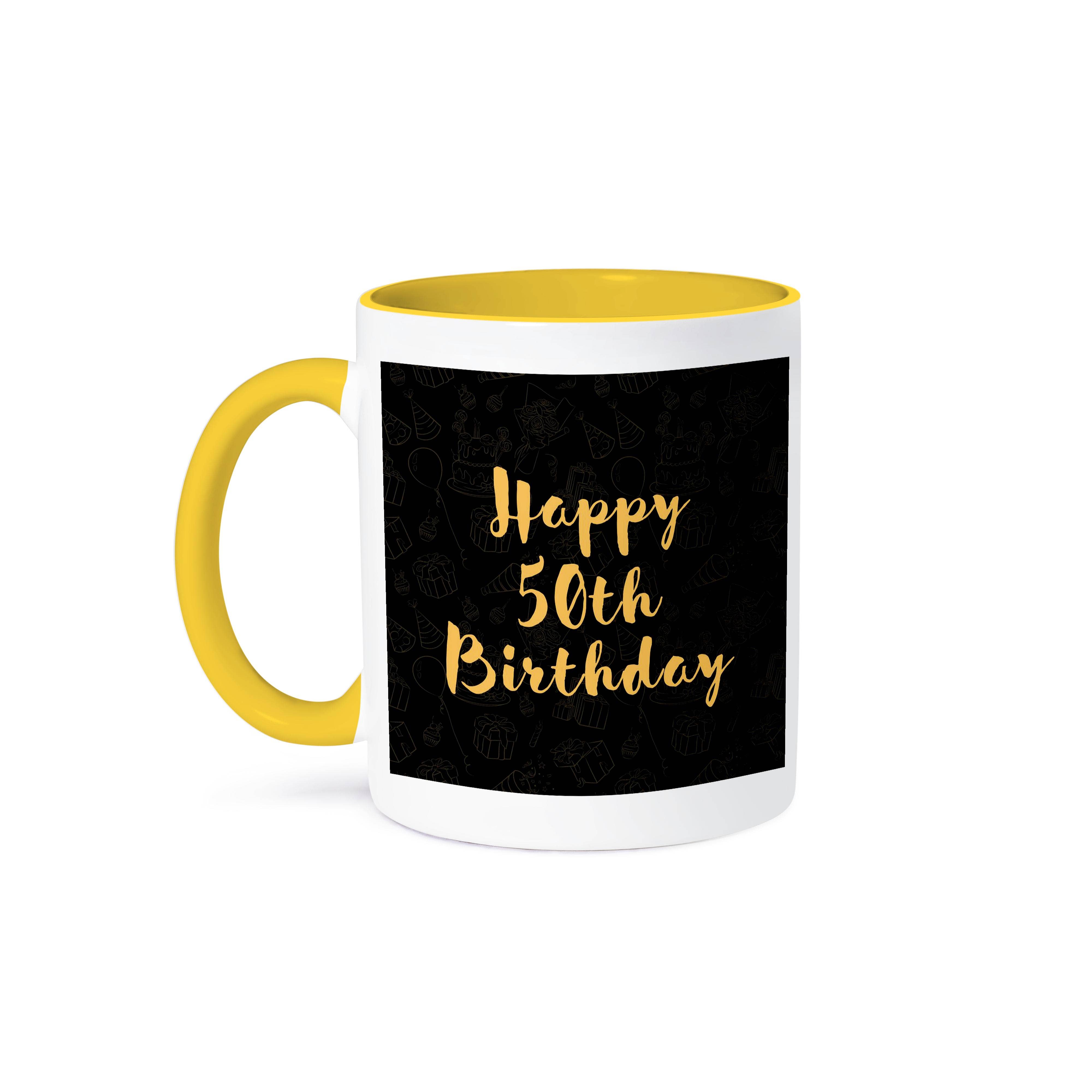 3dRose - Wholesale Coffee Mug - 3dRose, Grandma Grandpa Mother Father Mom Dad Happy 50th Birthday Greetings, Mug0