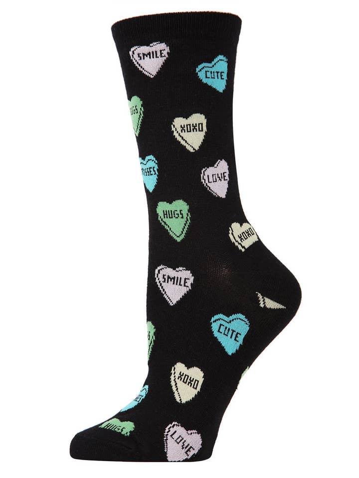 MeMoi Sweet Candy Bamboo Crew Socks for wholesale by Infinity Classics International Inc.