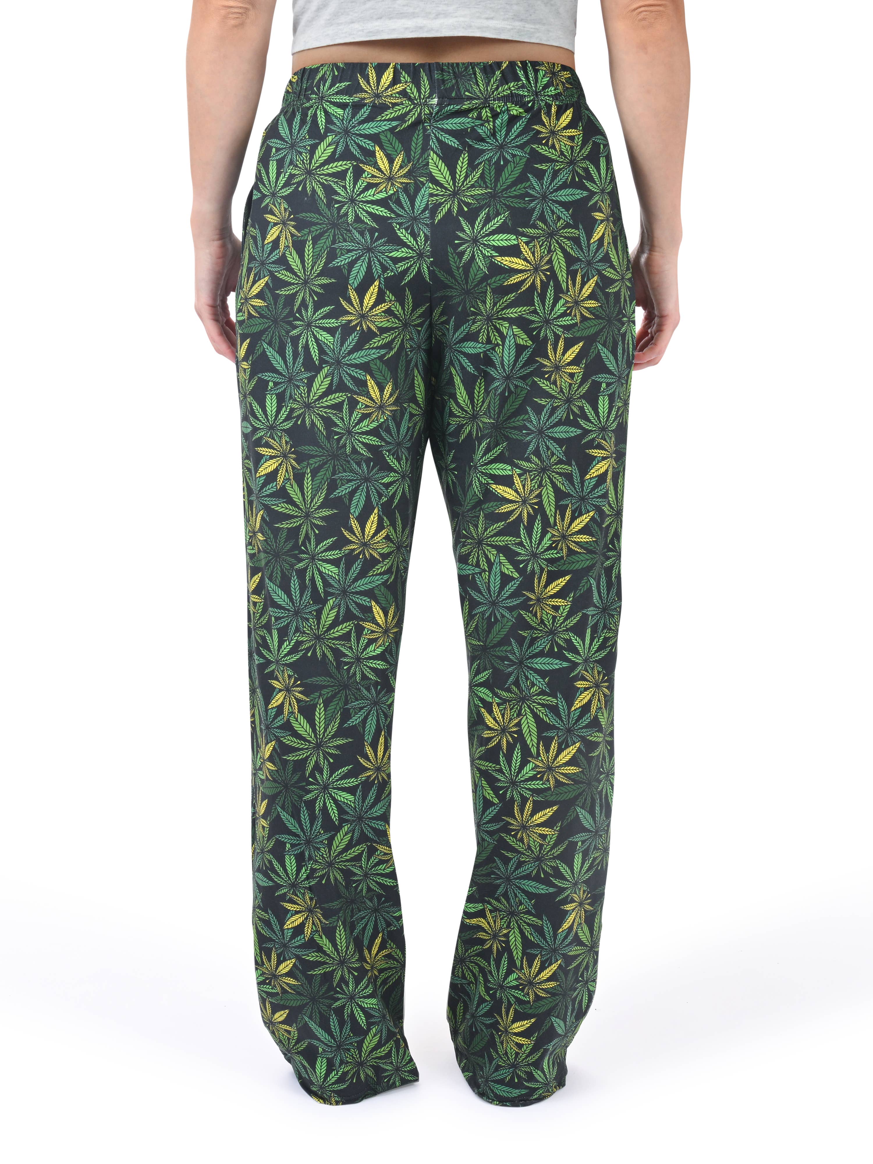 BRIEF INSANITY - Vente Pantalon d'intérieur/de jogging – femme - Pantalon de détente Sorry I'm Stoned à motif cannabis2