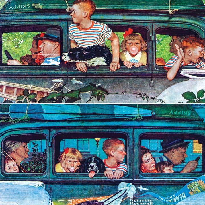 Masterpieces Puzzles - Wholesale Puzzle - Adult - Saturday Evening Post - Coming and Going 1000 Piece Puzzle