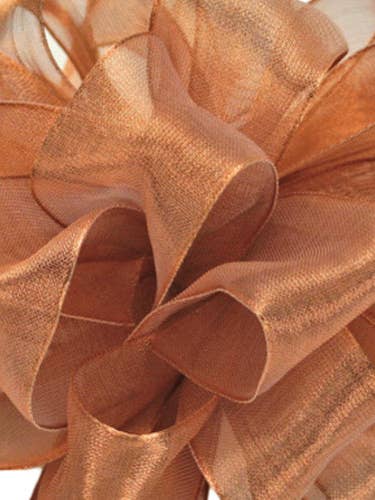 Wired Firefly/Magic Wand Copper 1-1/2" x 15 Yards for wholesale by Berwick Offray Ribbon