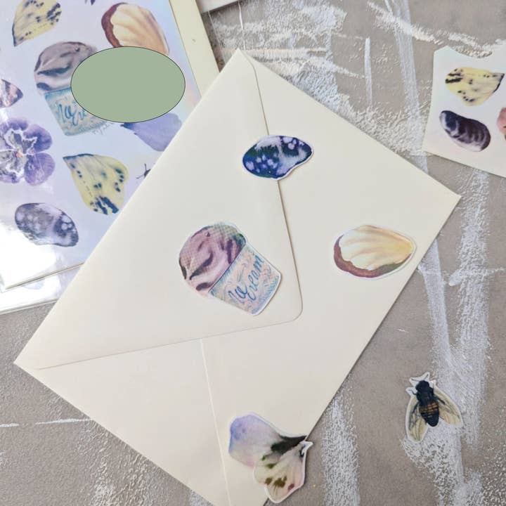 Tifalia - Wholesale Sticker - Holographic sticker card "A Scent of Summer"3