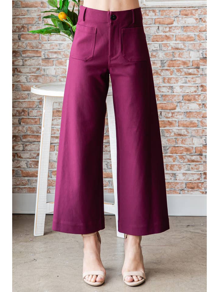 Nicabel - Wholesale Pants - Women's - Plus super stretch knit pants with pocket-PIP977413