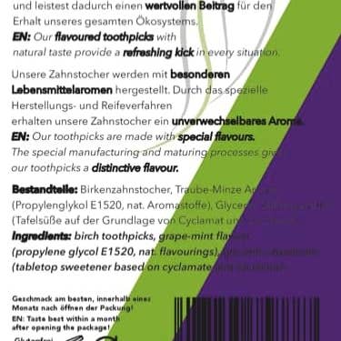 Wunder Zahnstocher - Wholesale Toothpick - TASTY PACK - TOOTHPICK WITH FLAVOR5