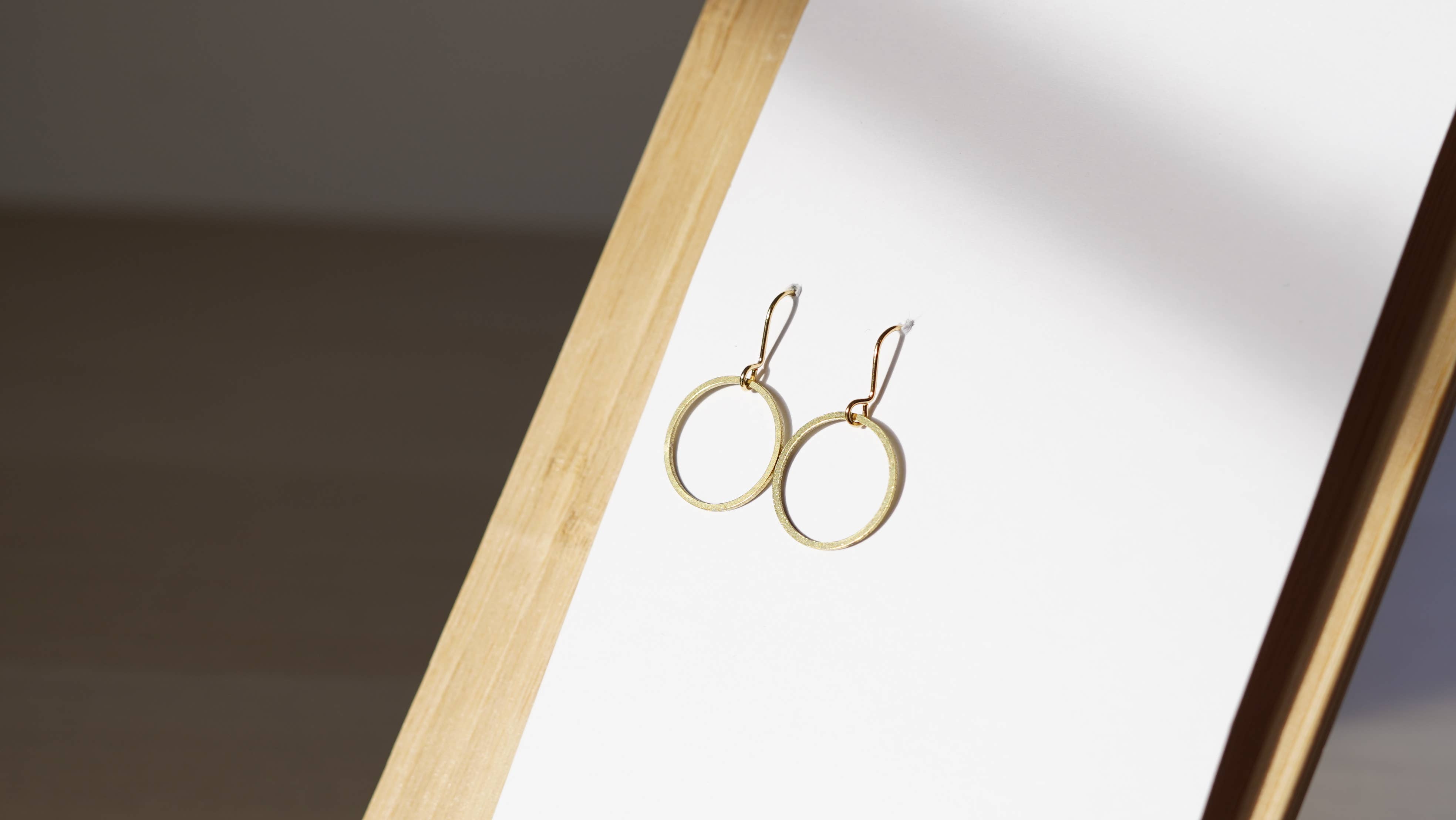 Copper Bee - Wholesale Dangle Earrings - Simplicity Collection | Circle Earrings1