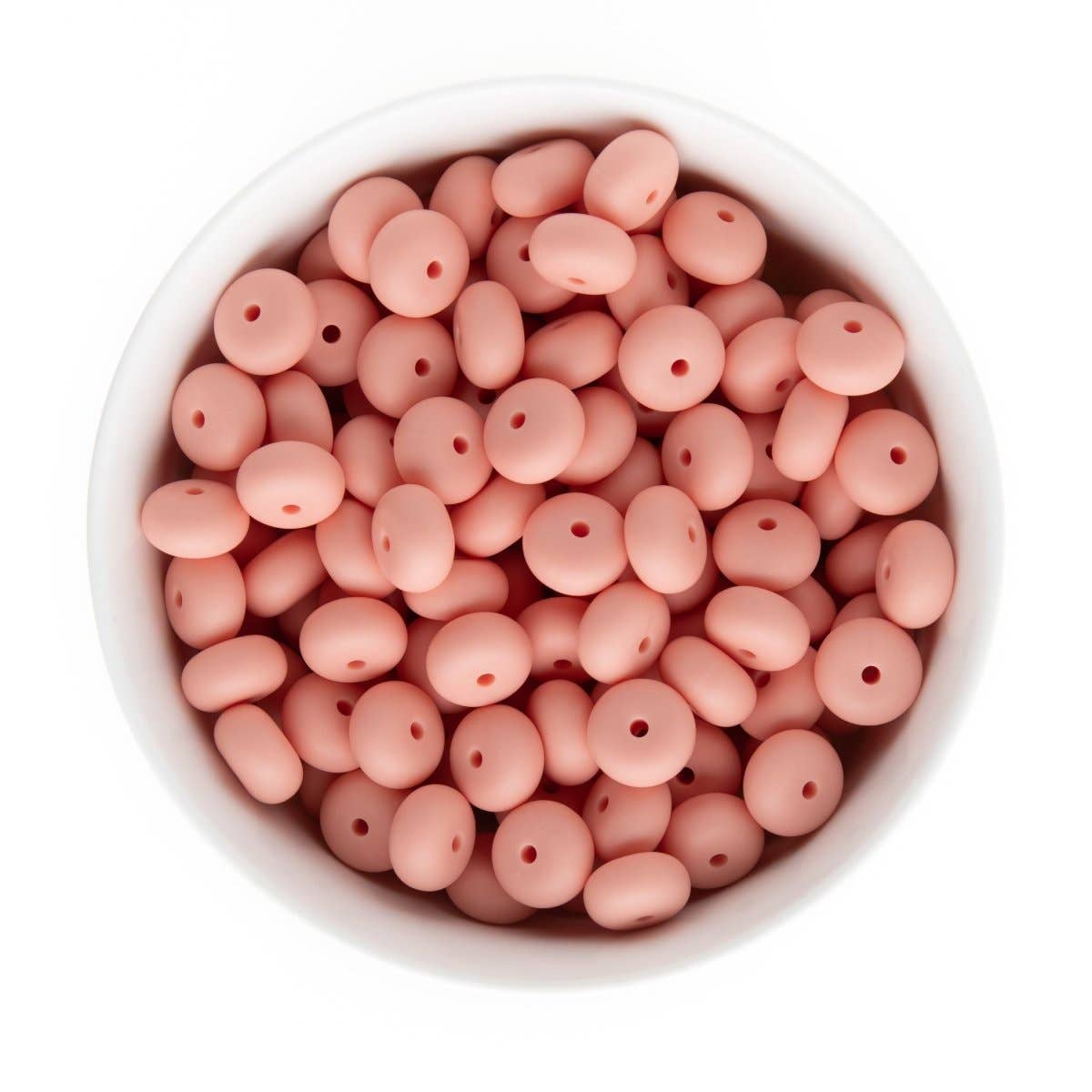 Cara & Co Silicone Craft Supply – wholesale Pärlor – 14 mm abacusformade silikonpärlor32