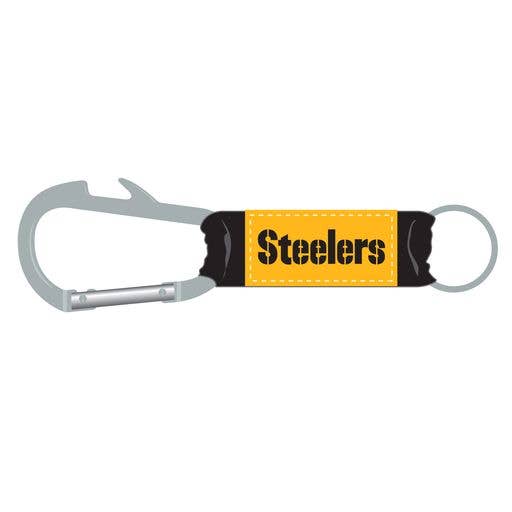 Mojo Licensing - Vente Porte-clés – unisexe - Décapsuleur Mousqueton Porte-clés NFL Pittsburgh Steelers