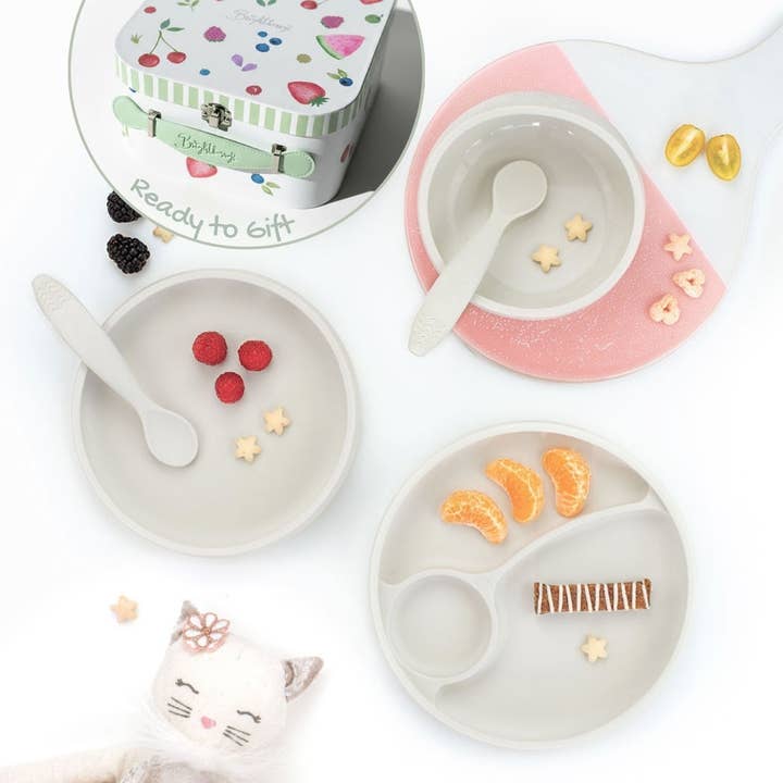 Brightberry - Wholesale Feeding Set - Baby - Australia by Design Self Feeding Set - Gift Keepsake Edition1