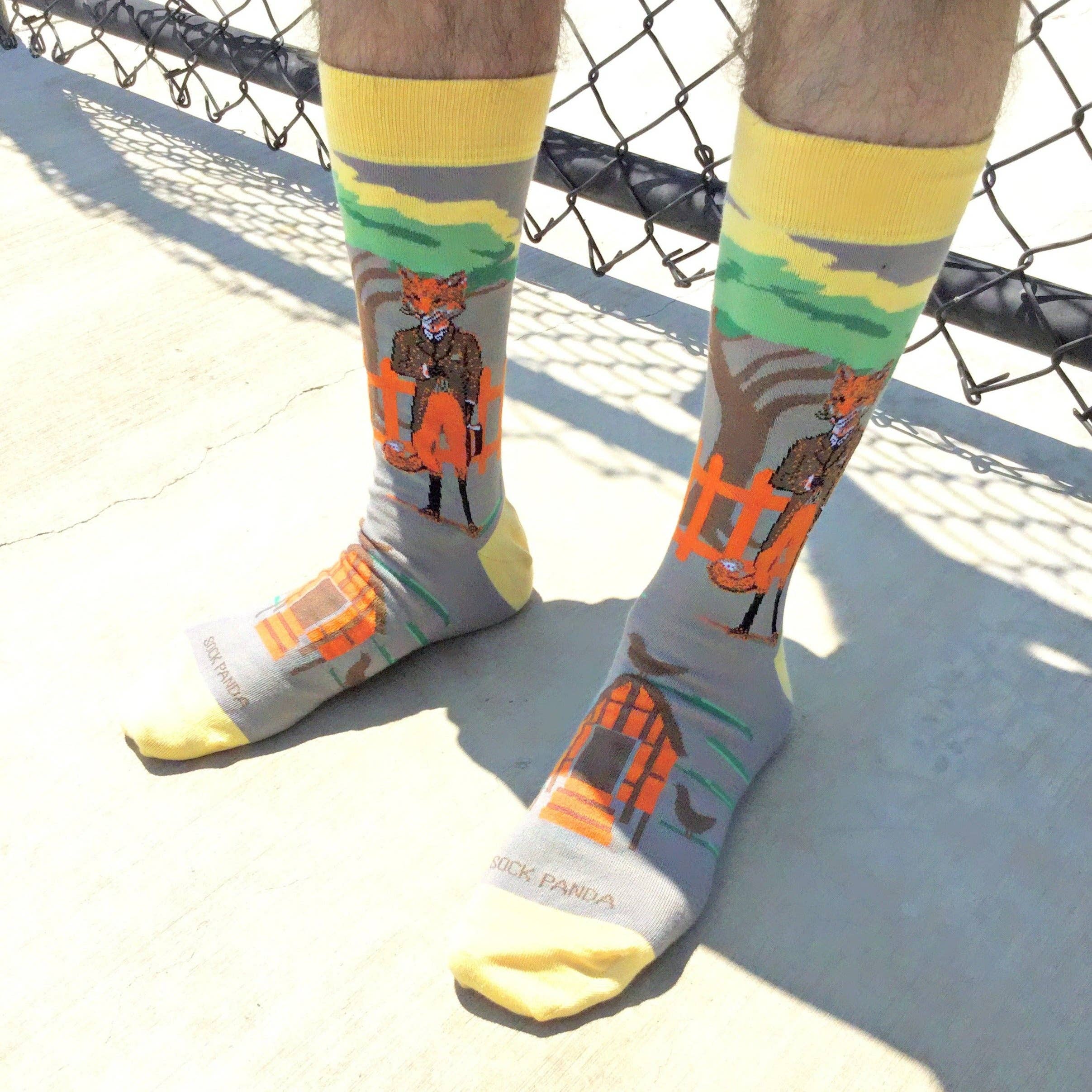 Sock Panda - Wholesale Socks - Unisex - Fox Guarding the Henhouse Socks - Sock Panda4