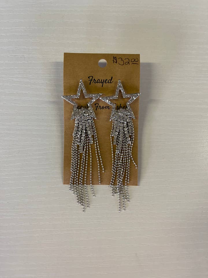 'Shooting Star' øreringe i sølv for engroshandel hos Frayed