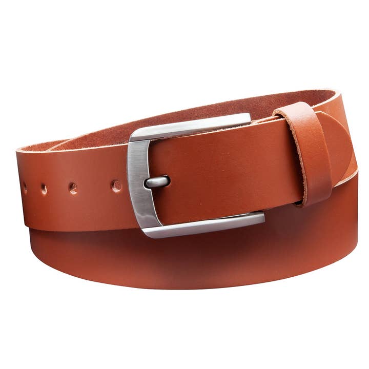 Cinturón de 40 mm fabricado en Alemania EH560-SL coñac para venta al por mayor de A-Venten GmbH